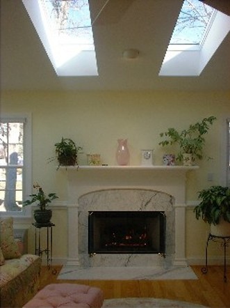 radiant heat fireplace