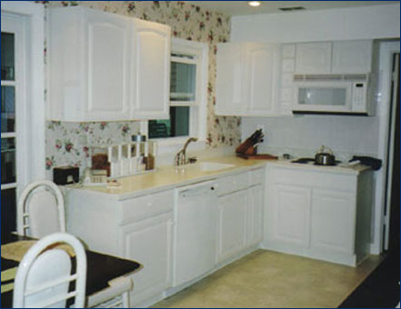 White cabinets Cape Cod