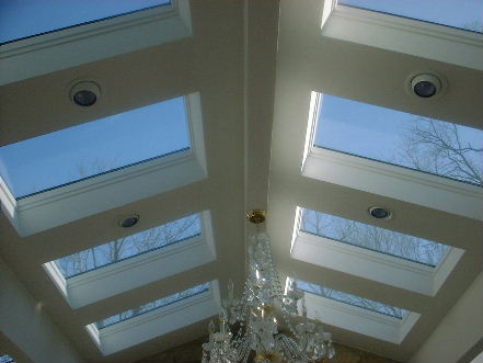17 x 24 addition with cathedral ceiling and skylights